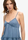 Superdry - Gelaagd jersey camitopje - Dames - Vesten
