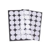 cyclingcolors Tondini Ronde zelfklevende stickers, 24 paar, 25 mm, wit