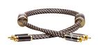 Dynavox 207480 RCA-kabel (stereo, 1 m) Zwart