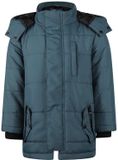 Koko Noko Jongens Parka Jas - Steel blue