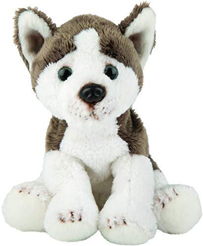 Suki Gifts 12140 Natuurgetrouwe Siberische Husky hond knuffeldier, meerkleurig