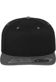 Flexfit Muts 110 Fitted Snapback Cups, uniseks, Blk/Grijs