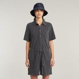G-Star Easy Jumpsuit Dames Katoen Korte Mouw Casual Lente/Zomer 2025