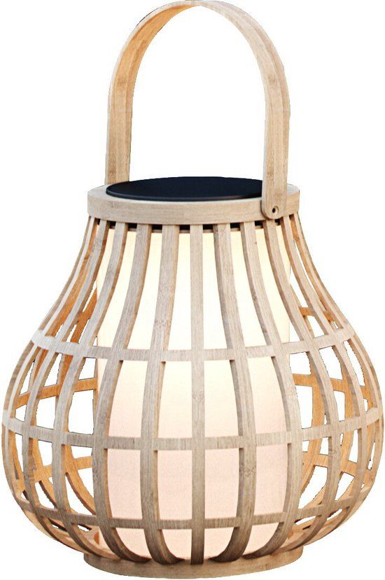 Nordlux Leo Solar Tafellamp Buiten - Ø29,9cm - LED - 2700K - IP44 - Naturel