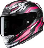 HJC RPHA 12 Dravix Helm - Integraalhelm - Maat XS - Wit/grijs/roze