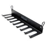 GoSports Honkbal & Softbal Bat Rack - Houdt 16 vleermuizen - Monteer op muur of Clip op Dugout Fence - Zwart