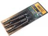 PB Products Ready2Go Silk Ray Hit & Run Inline Leader 90 cm - 3 pièces - Weed