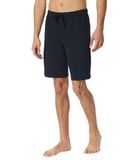 Schiesser Bermuda Mix + Relax - Heren Pyjamabroek Kort - donkerblauw