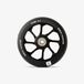 Roue pour trottinette freestyle, aluminium noir, noyau noir, polyuréthane 120 mm