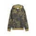 PUMA Sport fleece hoodie met camouflageprint voor jongeren 164, Chai Latte Brown