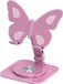 Merkloos Telefoonhouder Bureau - Verstelbare Standaard - Ergonomisch Kijken - Antislip Aluminium - 15 x 12.6 cm - Roze