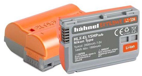 Hähnel Hahnel HLX-EL15HP Accu Extreme - Vervanger voor Nikon EN-EL15 - 2000 mAh