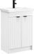 vidaXL Meuble de salle de bain blanc 78,5 x 37,5 x 81 cm Bois traité