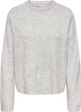 Only Trui Onlsimoni L/s O-neck Pullover Knt N 15368976 Light Grey Melange Dames Maat - XL