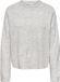 Only Trui Onlsimoni L/s O-neck Pullover Knt N 15368976 Light Grey Melange Dames Maat - XL