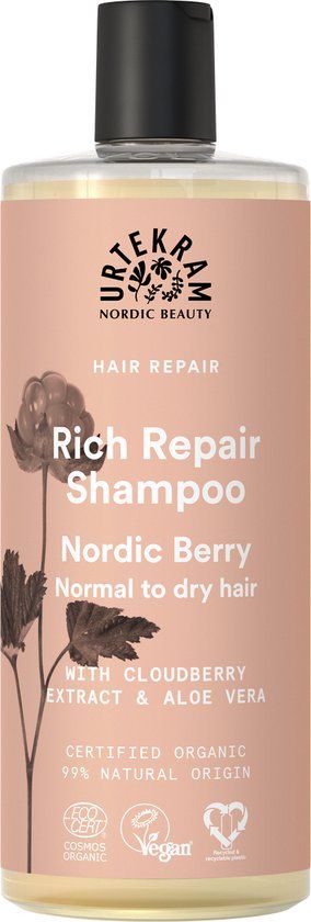 Urtekram Nordic Berry Shampoo Normaal tot Droog Haar 500 ml