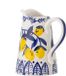 Bloomingville Maxima Pichet Faïence Bleu 1,4L