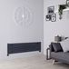 Hudson Reed Radiateur Design Horizontal Anthracite – 35,4 x 140cm – Vitality