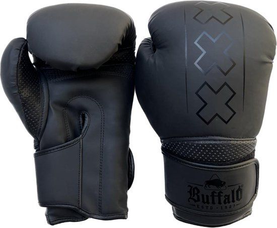 Buffalo Metal Bokshandschoenen - Zwart - 12 oz