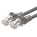 1aTTack.de CAT 5e UTP netwerkkabel, patchkabel met 2x RJ45-connectoren, 20 m, grijs
