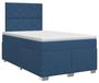 vidaXL Boxspringbed met matras Blauw 120 x 190 cm Stof