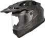 Acerbis Attack-C, Casque d'aventure, Noir/Gris Foncé, Taille M