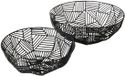 Boltze - Écuelle décorative en métal GRAPHINA, 2 pc. Ø 25-30 cm
