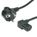 Secomp stroomkabel, haaks IEC-Female, zwart 1,8m