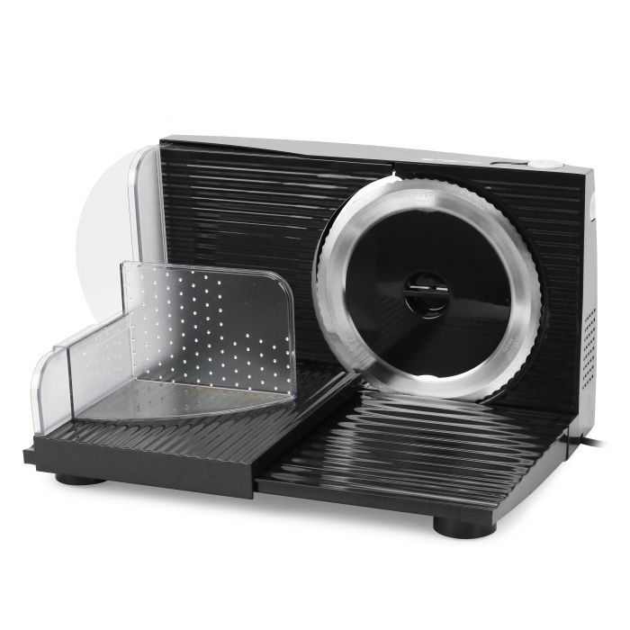 Emerio MS-125000.1 - Electric Food Slicer - 100W - Black & Stainless Steel
