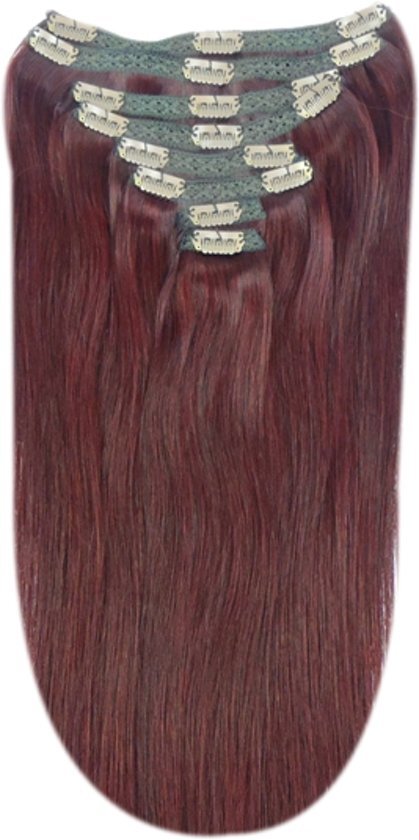 Remy hair Remy Human Hair extensions Double Weft straight 16 - 99J