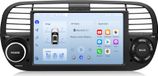 FIAT Carplay pour FIAT 500 2007-2015 autoradio Android 7 pouces avec navigation GPS, Wi-Fi, RDS, DAB+, Bluetooth, commande au volant et connexion USB 2+64G