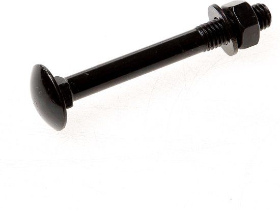 GB Slotbout zwart m8 x 80mm