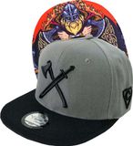 Capiche® The Viking Snapback Pet Heren - Unisex - Grijs
