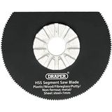 Draper HSS Segment zaagblad, blauw, 63 mm diameter x 18 TPI