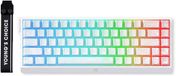 MCHOSE Ace68 E-sport Wit Topographic 65% Hall Effect Uranus Magnetische Switch eSports 8K Hz RGB Hotswap Mechanisch Gaming Toetsenbord