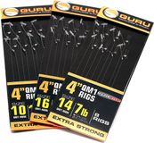 Guru 4'' QM1 Feeder Speed Stop Barbless-Eyed (8pcs) - Haak 16 - 0.17mm