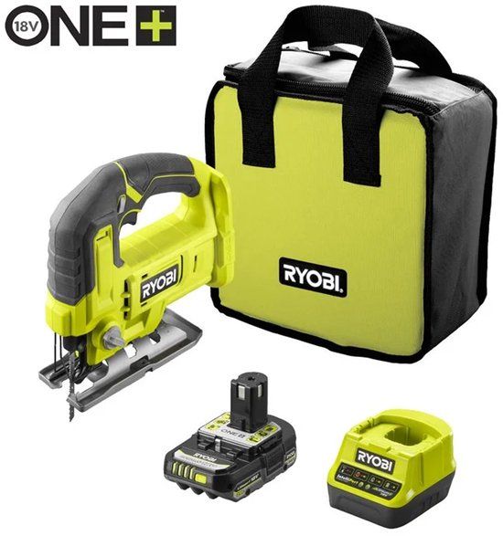 Ryobi powertools Ryobi ONE+™ 18V Accu Decoupeerzaag (incl. 1x 2,0 Ah accu & lader)