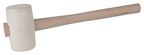 KS Tools Rubberen hamer wit, 735g | 4042146630723