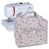Hobby Gift Exclusieve naaimachinetas, met PVC gevoerde draagtas, extra opbergruimte voor accessoires