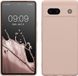 kwmobile telefoonhoesje geschikt voor Google Pixel 7a - Hoesje voor smartphone - In kokosmelk