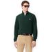 Lacoste Pull en laine à col haut zippé - Vert