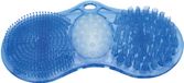 Sundo Homecare GmbH Brosse de massage des pieds - Gommage pour les pieds - Gommage pour le dos - Brosse pour les pieds - Massage des pieds - Brosse pour les pieds douche Gommage pour les pieds - Gommage pour le dos - Bleu
