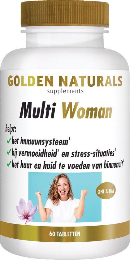 Golden Naturals Multi Woman 60 vegetarische tabletten