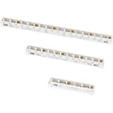Busch-Jaeger ABB 2CDL240101R1012 PS4/12 faserail 4-pins, 12-pins, 10 mm2 Phase busbar Grijs 10 mm² 63 A 1 stuk(s)