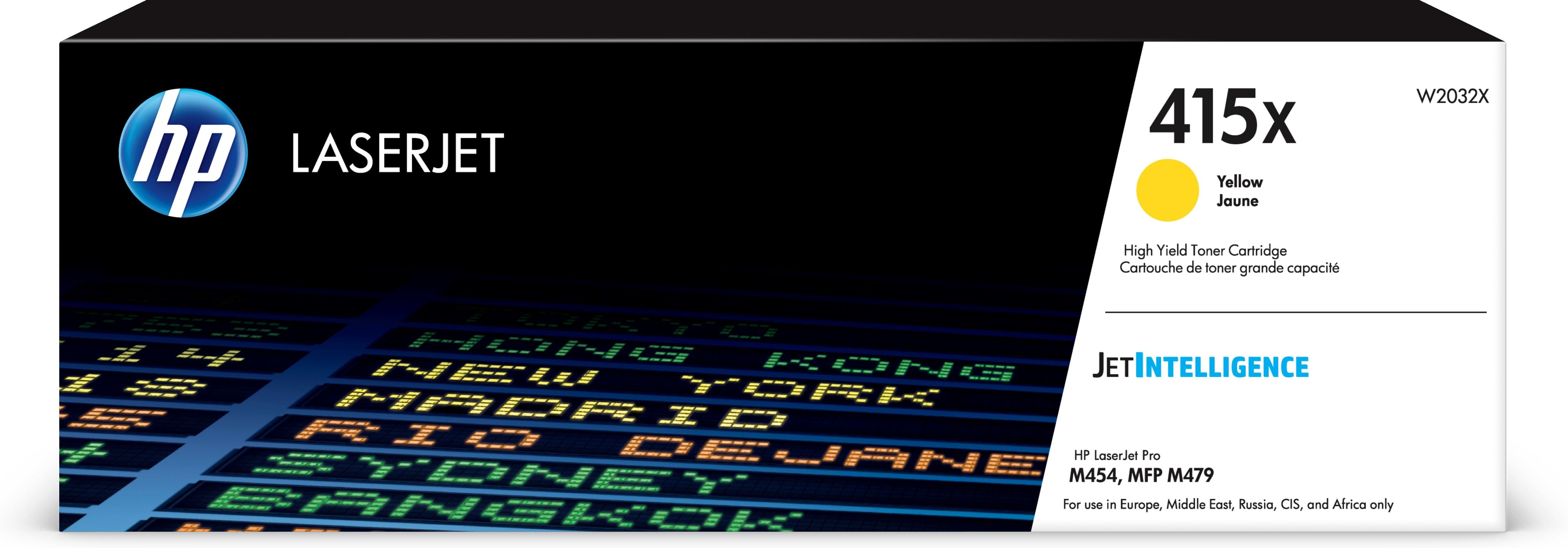 HP 415X Yellow Toner Cartridge - High Capacity - Original