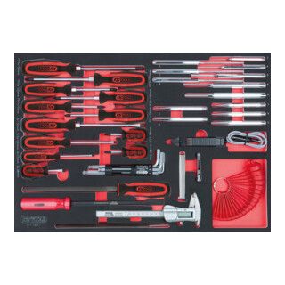 KS Tools SCS screwdriver and meter set, 41 pieces in 1/1 system box