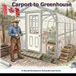 Carport to Greenhouse: Backyard growing spaces