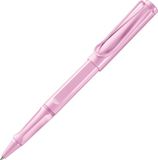 LAMY safari lightrose rollerbalpen - tijdloze klassieke pen met ergonomische greep & lijndikte M - lichaam van robuust ASA-kunststof, met rollerbalvulling M 63 in zwart
