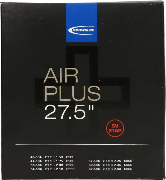 Schwalbe Air Plus binnenband SV14AP 27.5 inch ETRTO 40/62-584 Frans/Presta ventiel