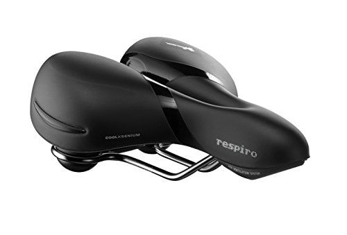 Selle Royal Spa Respiro Soft Relaxed fietszadel - zwart - L
